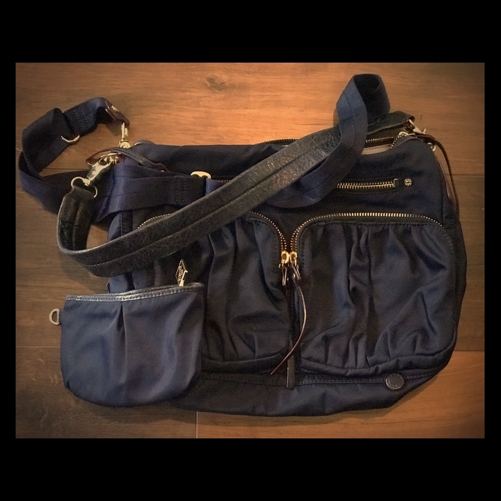 Mz Wallace haley in navy blue